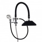 Hairdressing faucet with two sprays